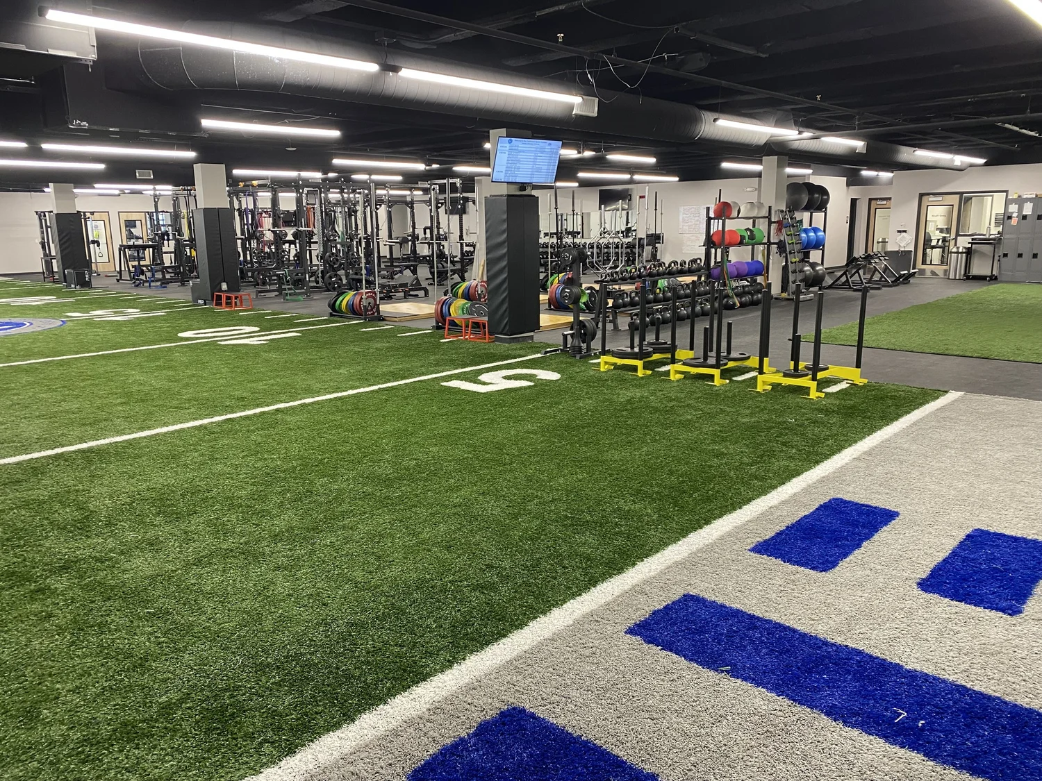 Sports performance training area at OAW Indoor Sports Complex